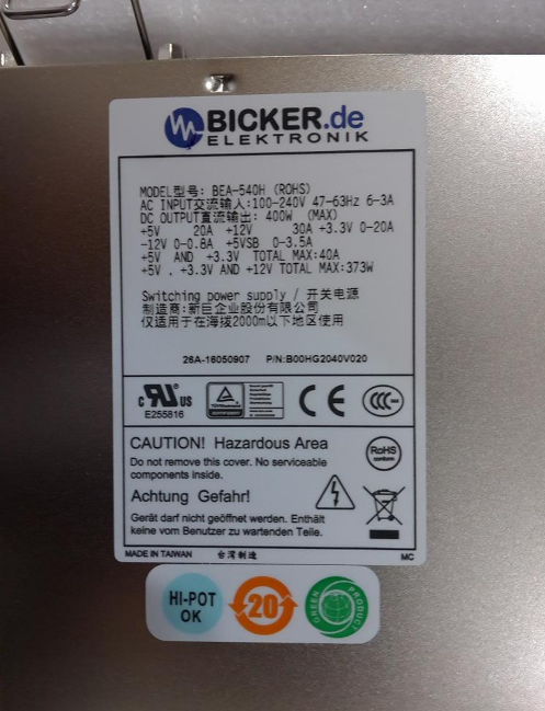 德國BICKER開關(guān)電源IUPS-501